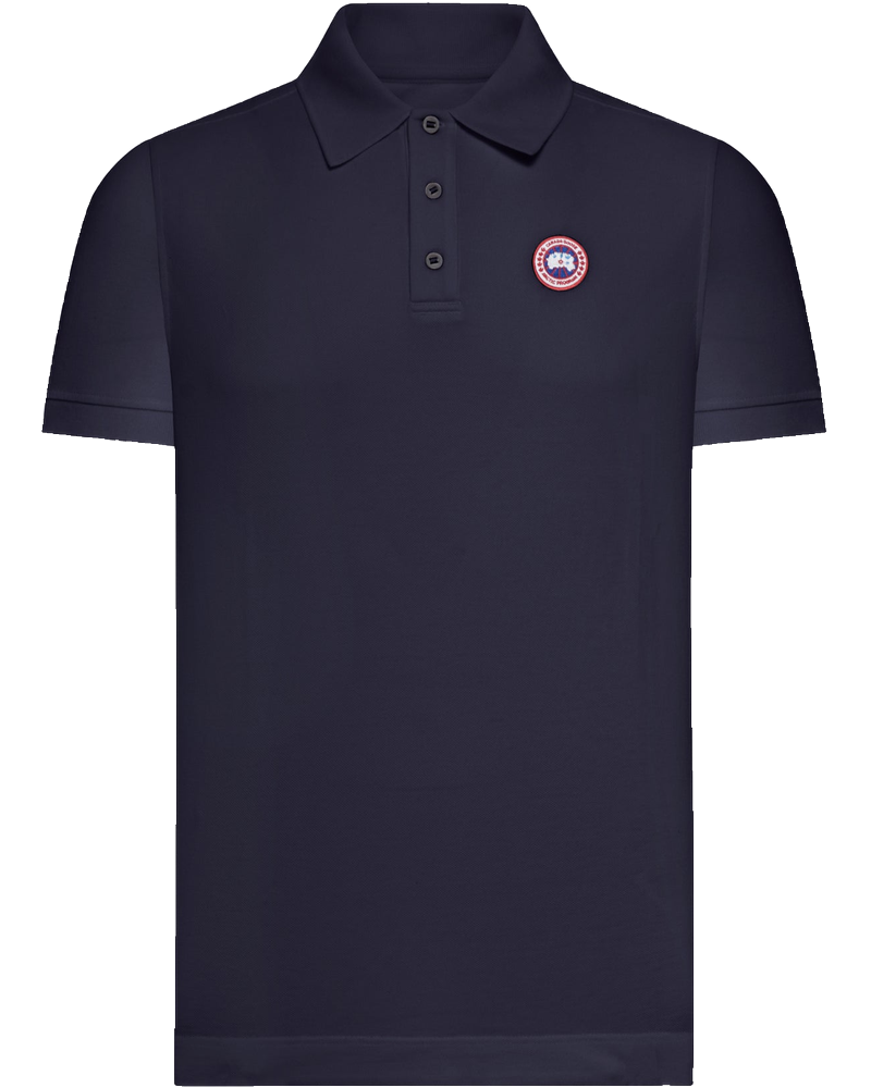 Beckley Polo Shirt In Structured Cotton Canada goose оригінал – Купити в Україні