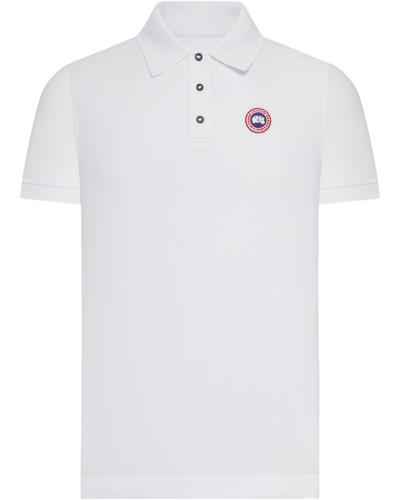 Beckley Polo Shirt In Structured Cotton Canada goose оригінал – Купити в Україні