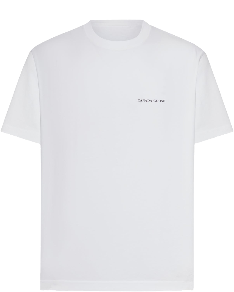 New Cotton T-Shirt With Print Canada goose оригінал – Купити в Україні