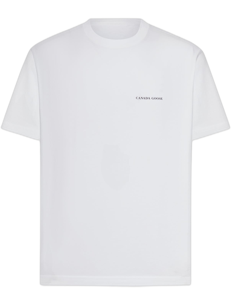 New Cotton T-Shirt With Print Canada goose оригінал – Купити в Україні