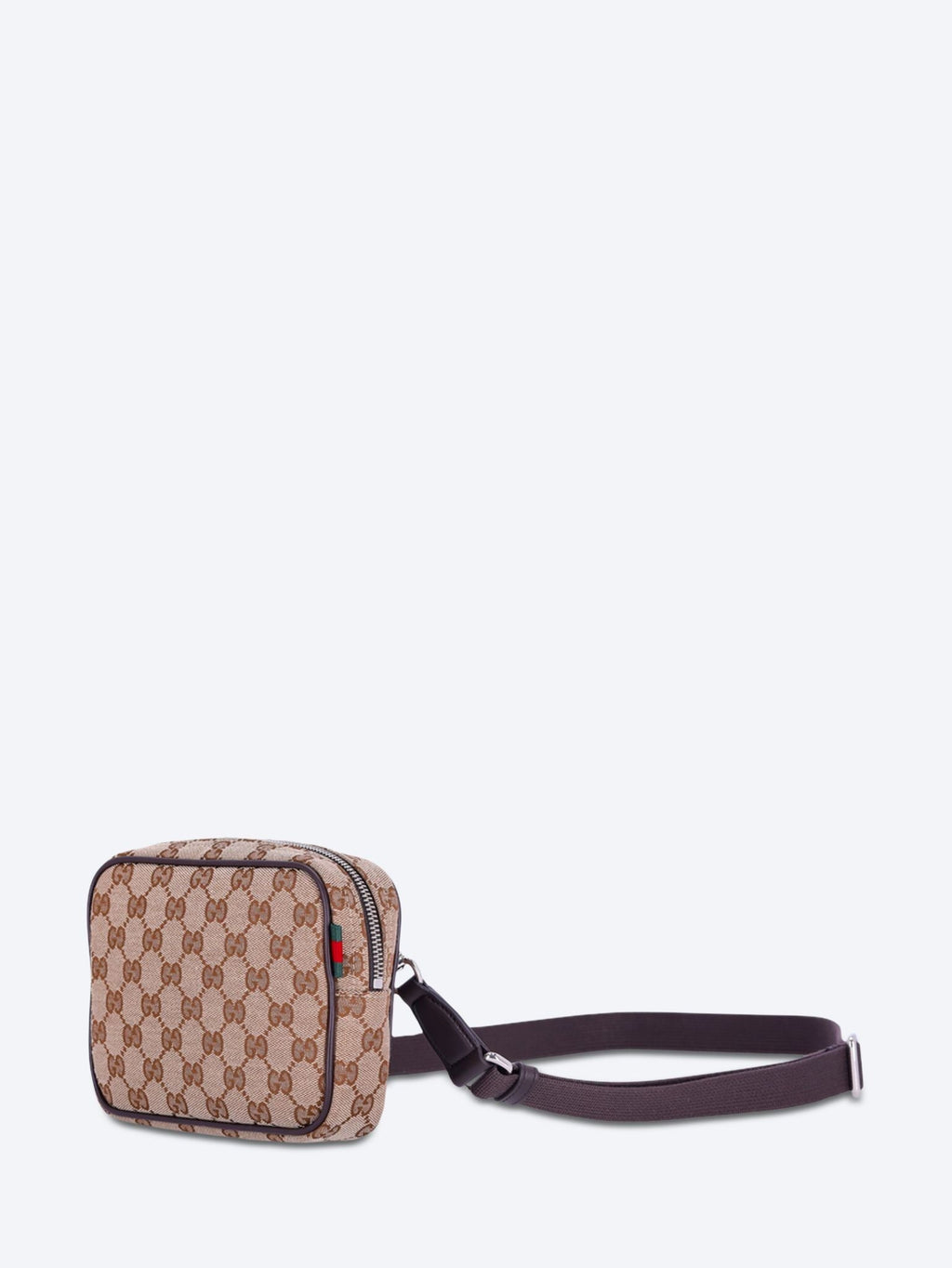Canvas Mini Shoulder Bag Gucci – Гарантія оригінальності – вид ззаду