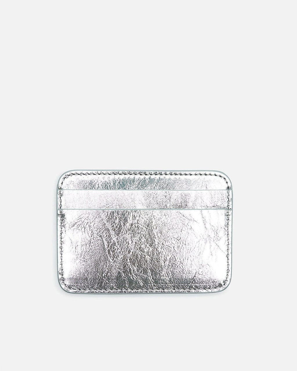 Оригінальна Card Holder In Silver Acne studios – вид ззаду