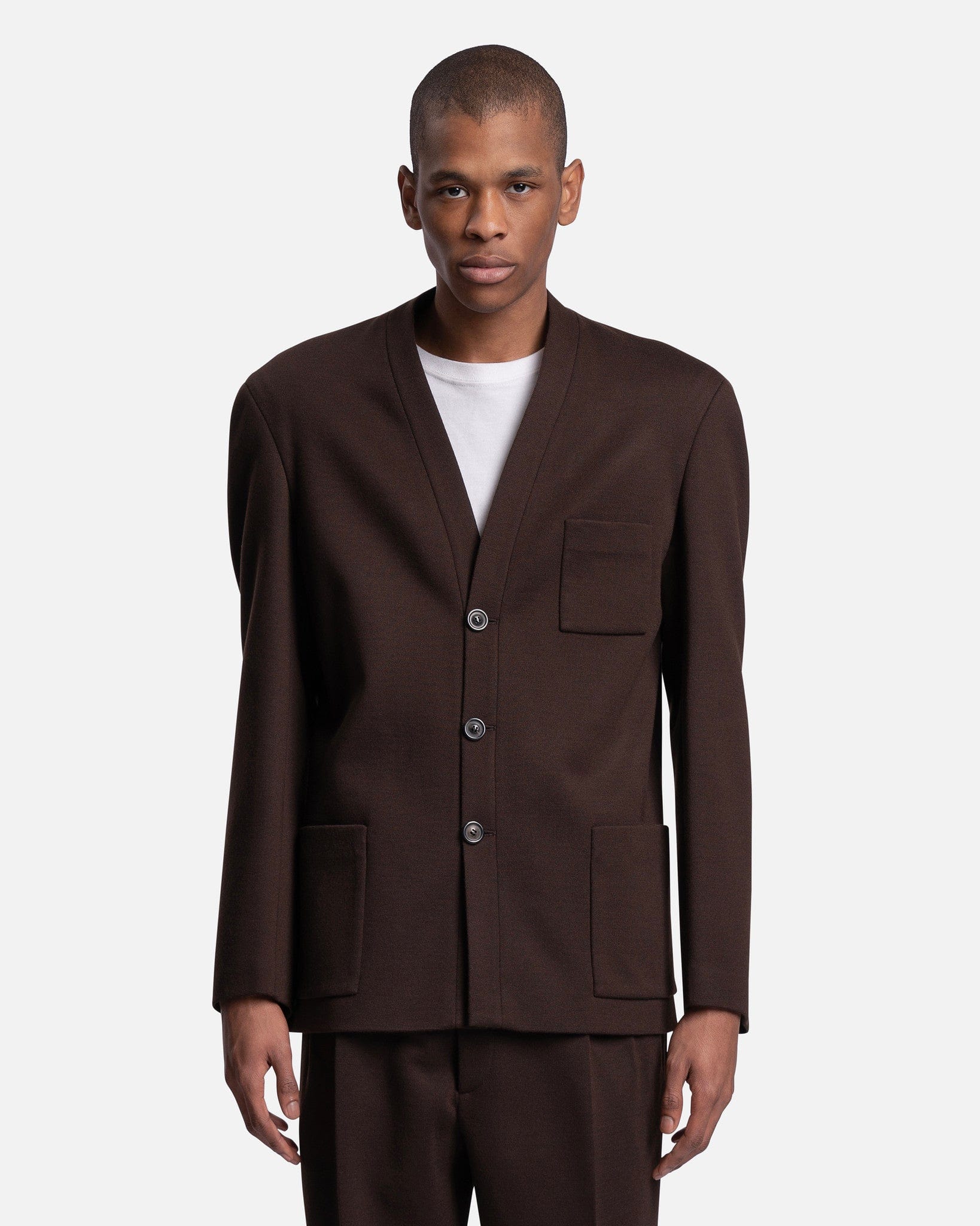 Cardigan Jacket In Nutmeg Maison margiela – Гарантія оригінальності – боковий вид