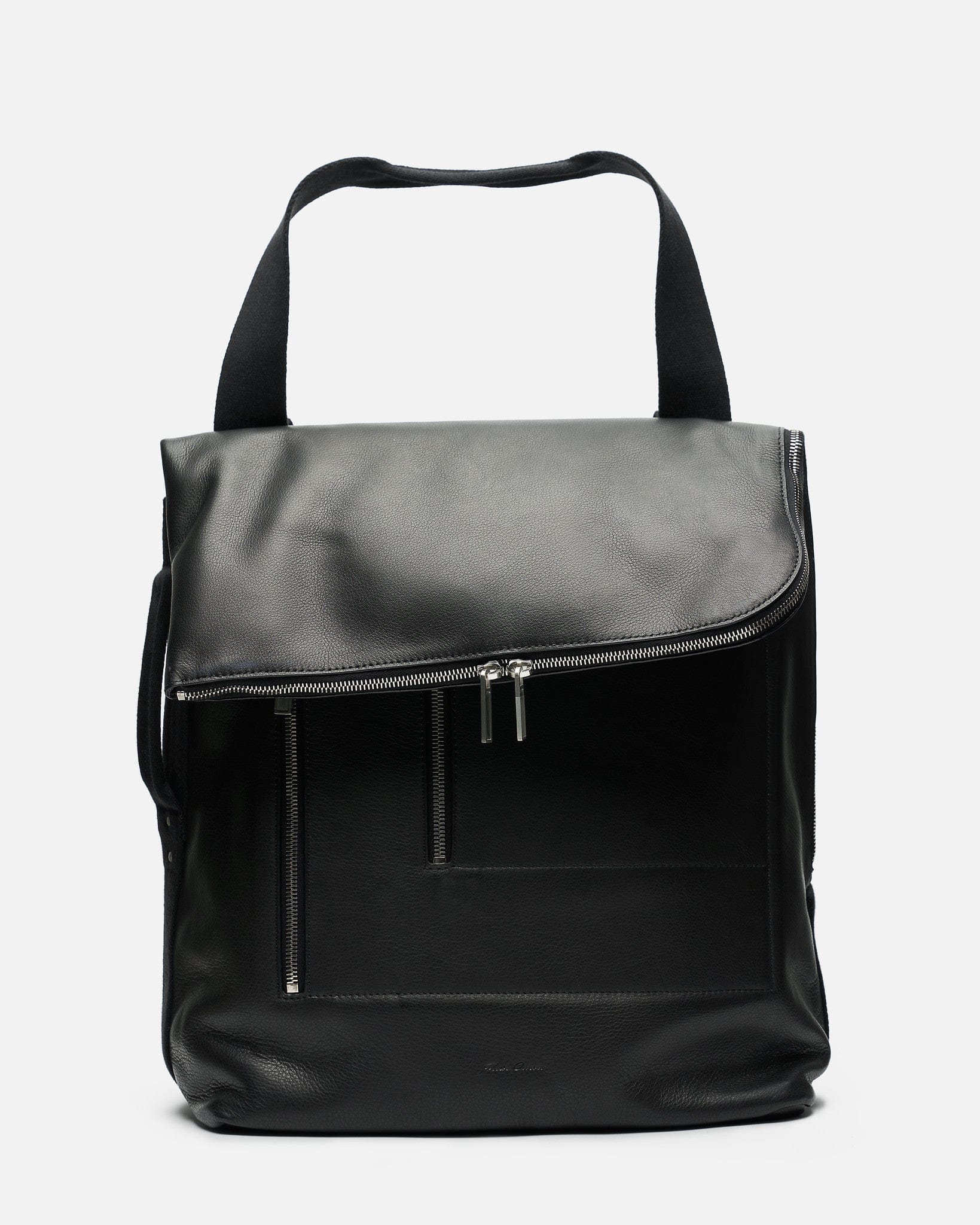 Cargo Backpack In Black Rick owens оригінал – Купити в Україні – боковий вид - RICK OWENS