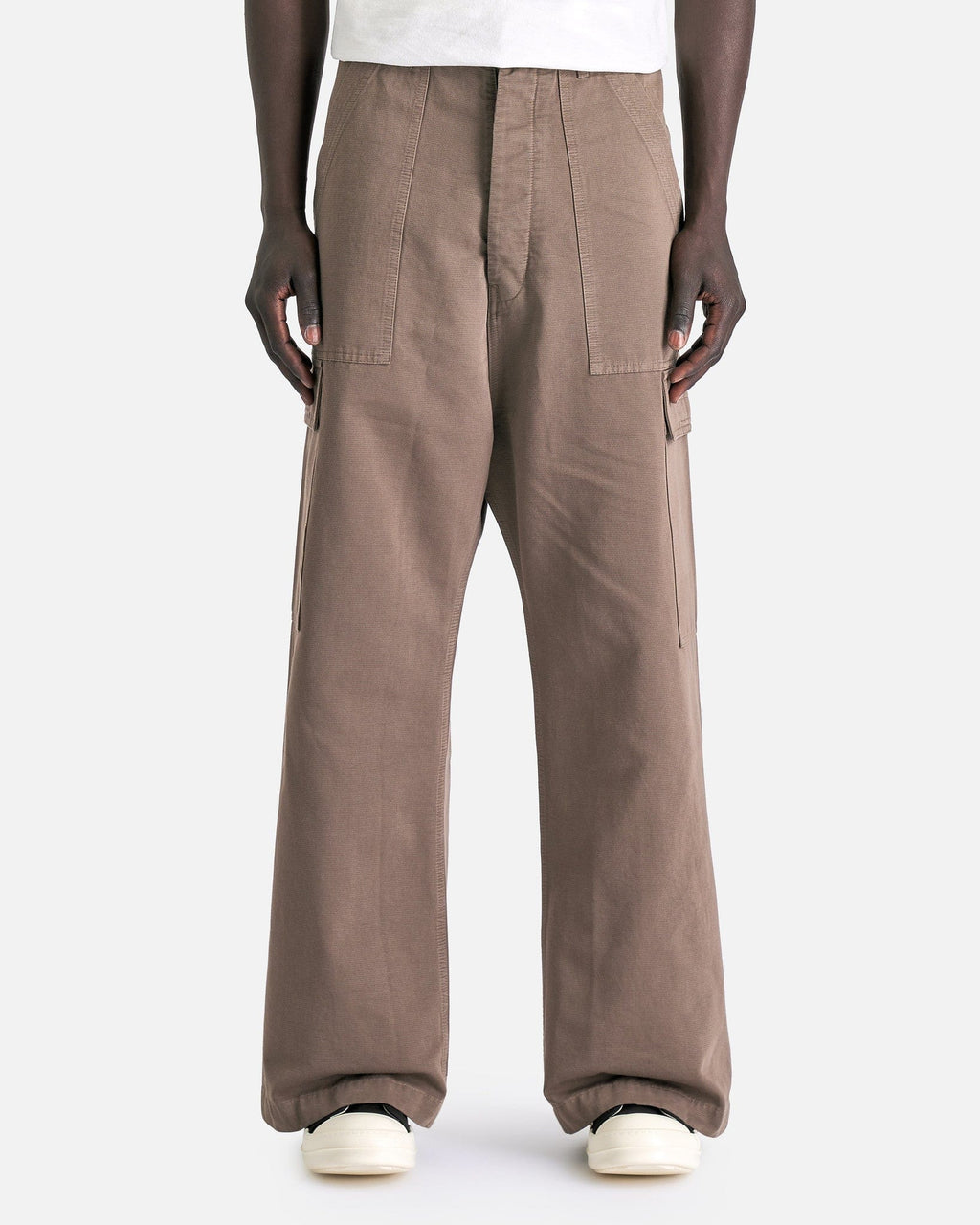 Cargo Trousers In Dust Rick owens оригінал – Купити в Україні – боковий вид