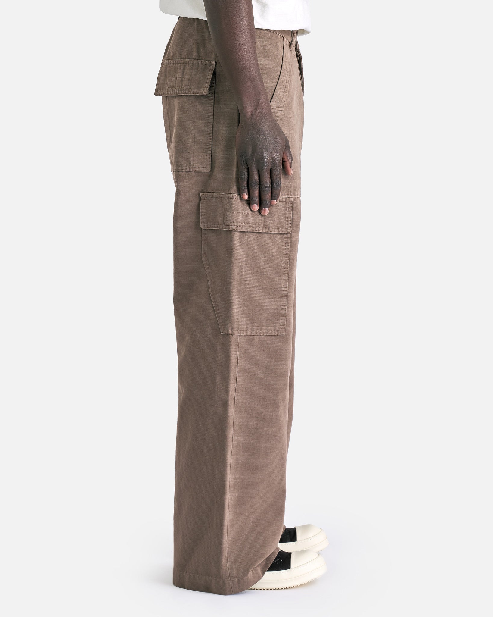Cargo Trousers In Dust Rick owens оригінал – Купити в Україні – вид ззаду