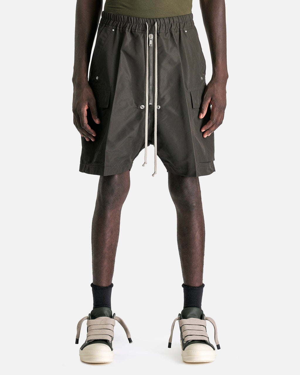 Оригінальна Cargobela Shorts In Dark Dust Rick owens – боковий вид