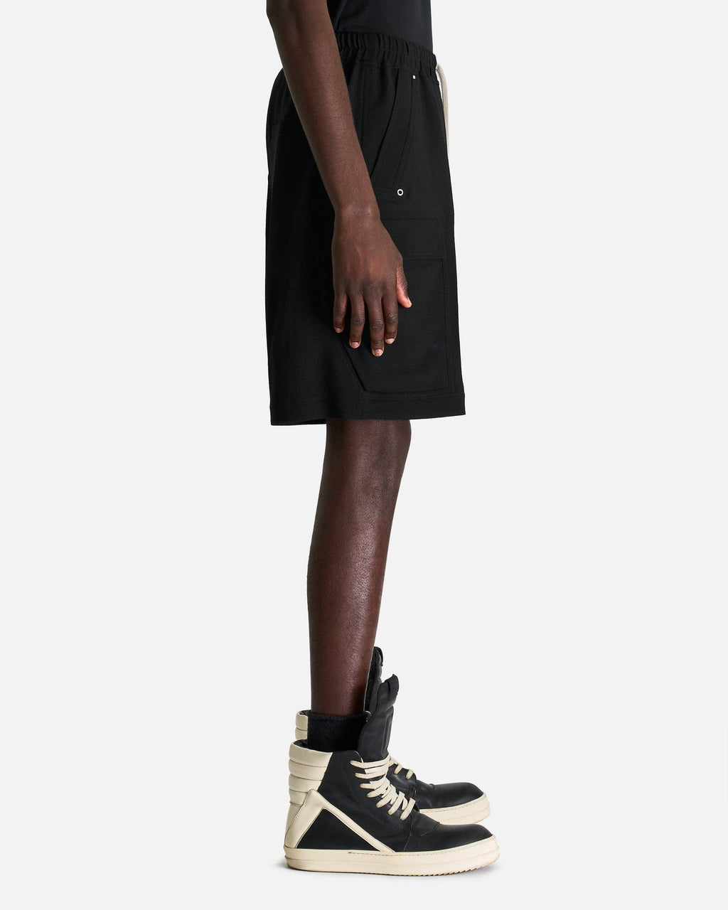 Cargobela Wool Shorts In Black Rick owens оригінал – Купити в Україні – вид ззаду