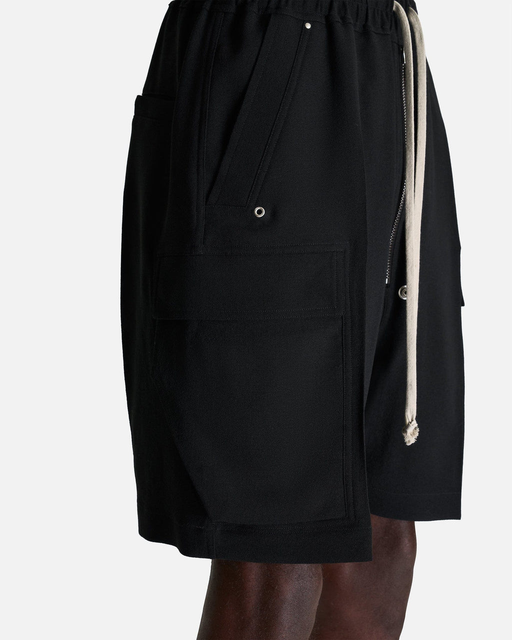 Cargobela Wool Shorts In Black Rick owens оригінал – Купити в Україні – збільшений вид