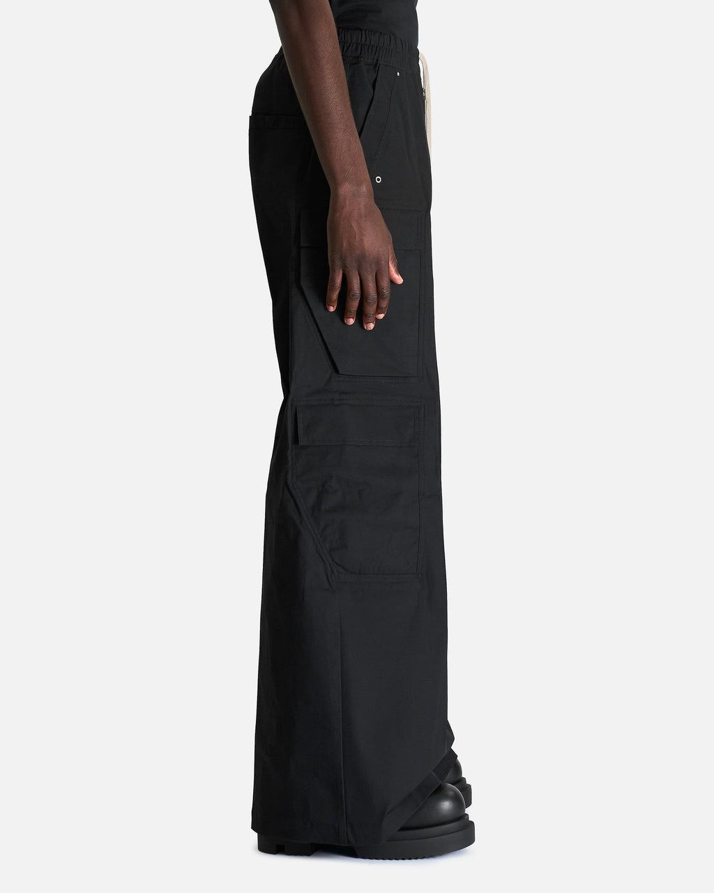 Оригінальна Cargobelas In Black Rick owens – вид ззаду