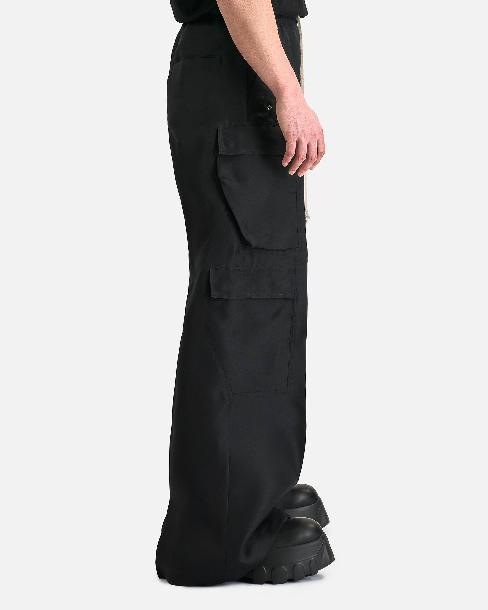 Оригінальна Cargobelas In Black Rick owens – вид ззаду