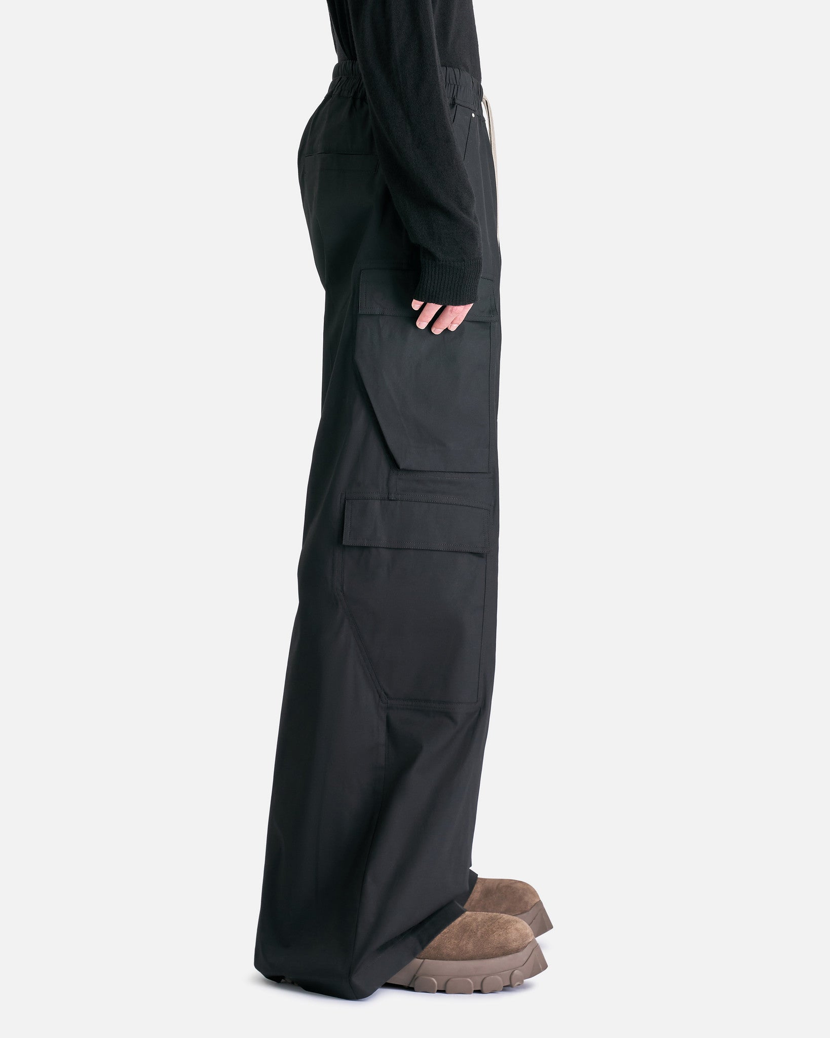 Оригінальна Cargobelas In Black Rick owens – вид ззаду