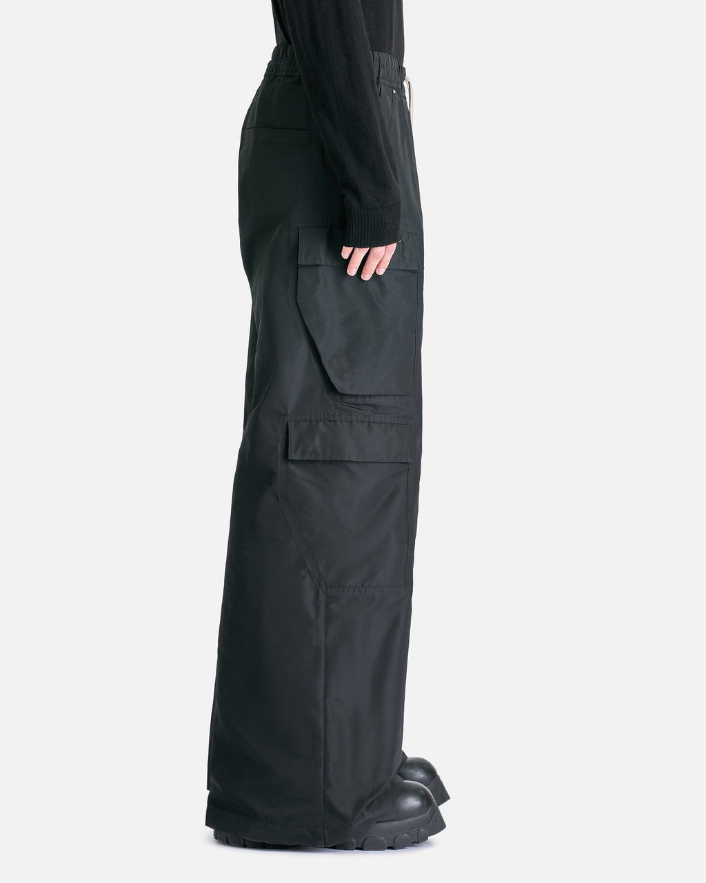 Оригінальна Cargobelas In Black Rick owens – вид ззаду