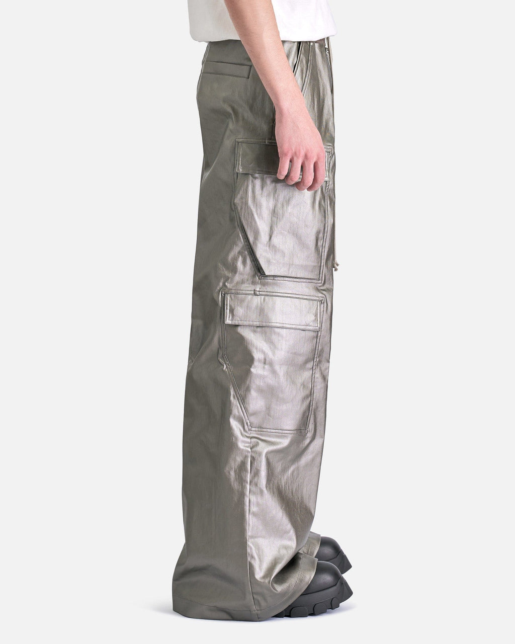 Cargobelas In Gun Metal Rick owens – Гарантія оригінальності – вид ззаду