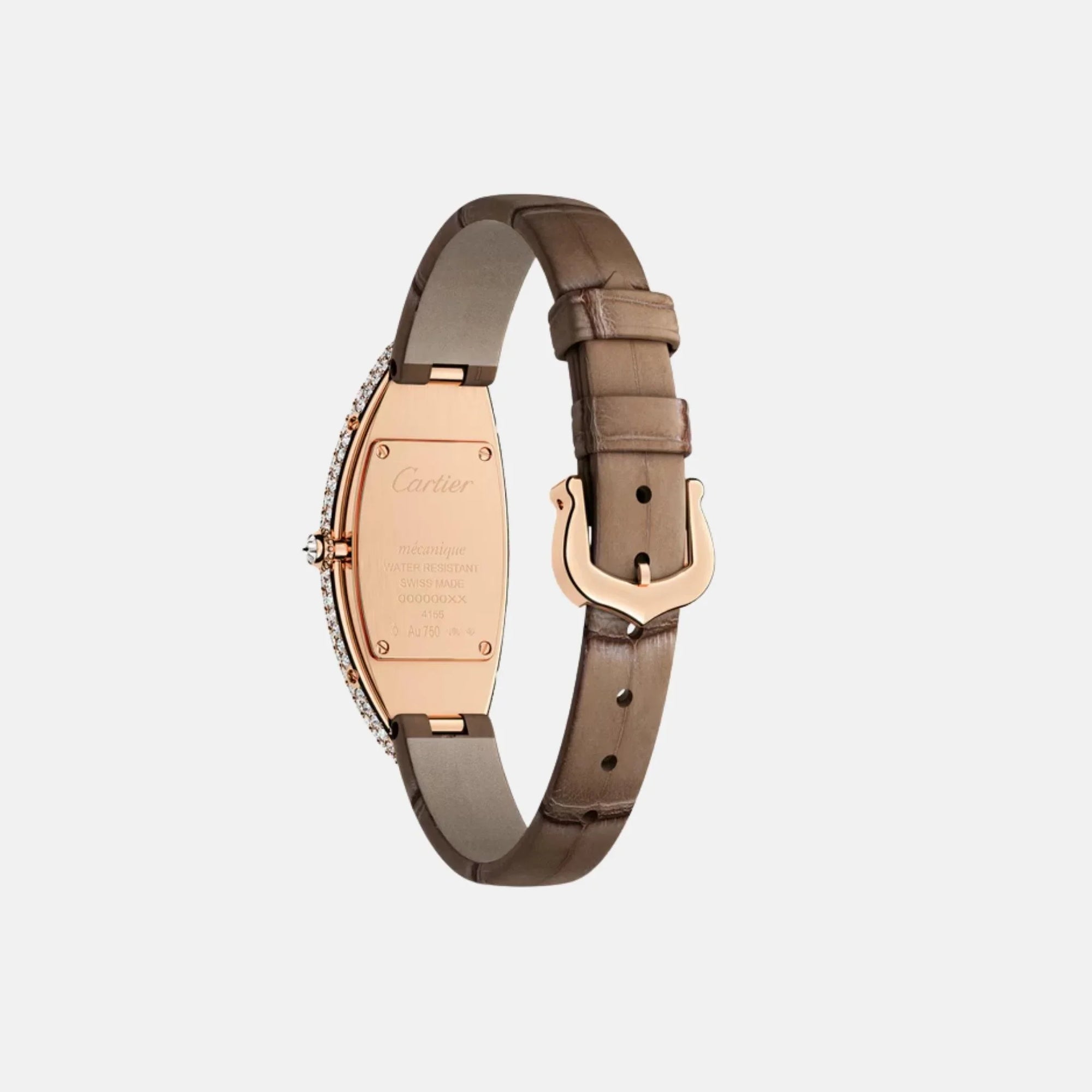 Baignoire Allongée Medium 18k Rose Gold Diamond Set Wjba0006 Cartier – Гарантія оригінальності – детальний вид