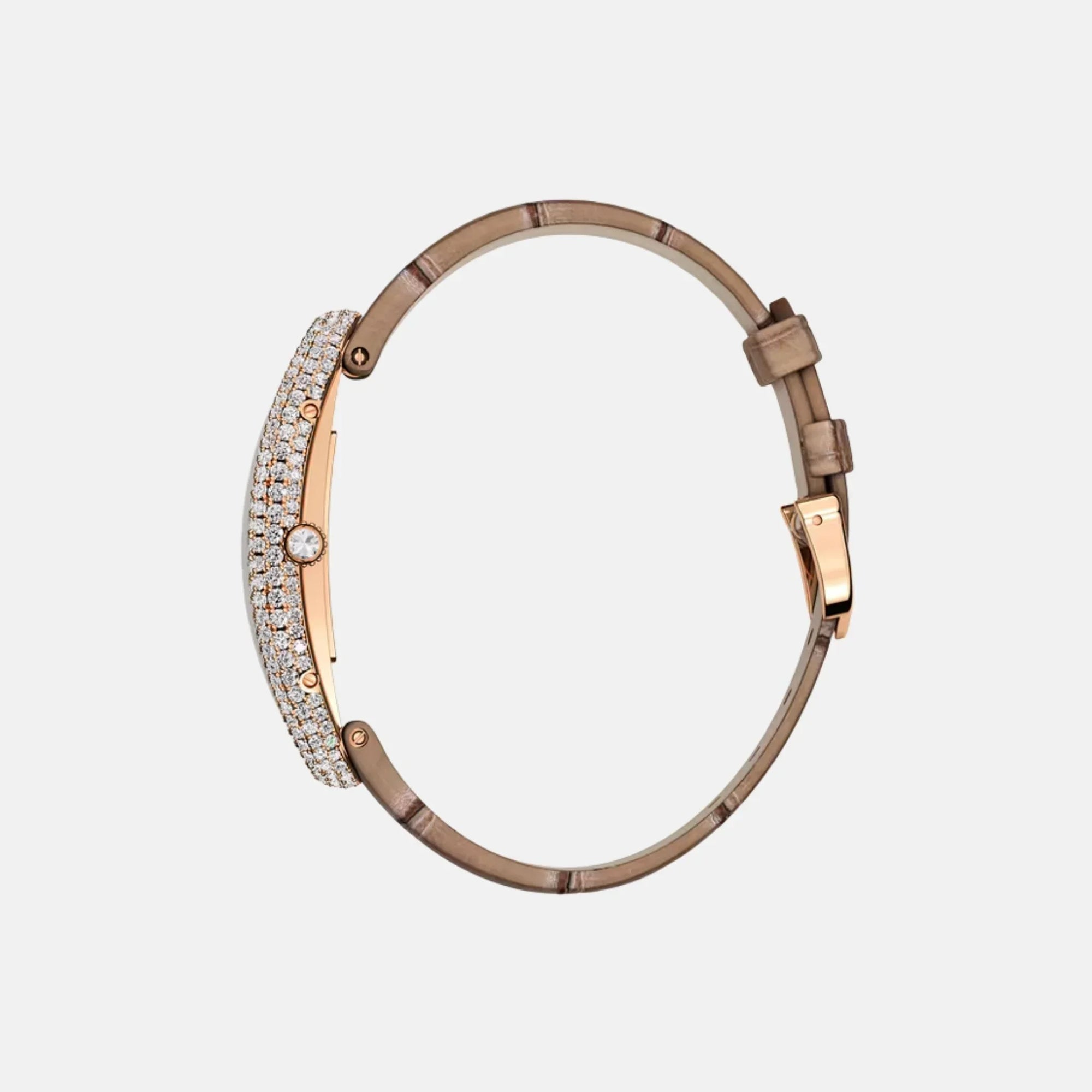Baignoire Allongée Medium 18k Rose Gold Diamond Set Wjba0006 Cartier – Гарантія оригінальності – вид ззаду
