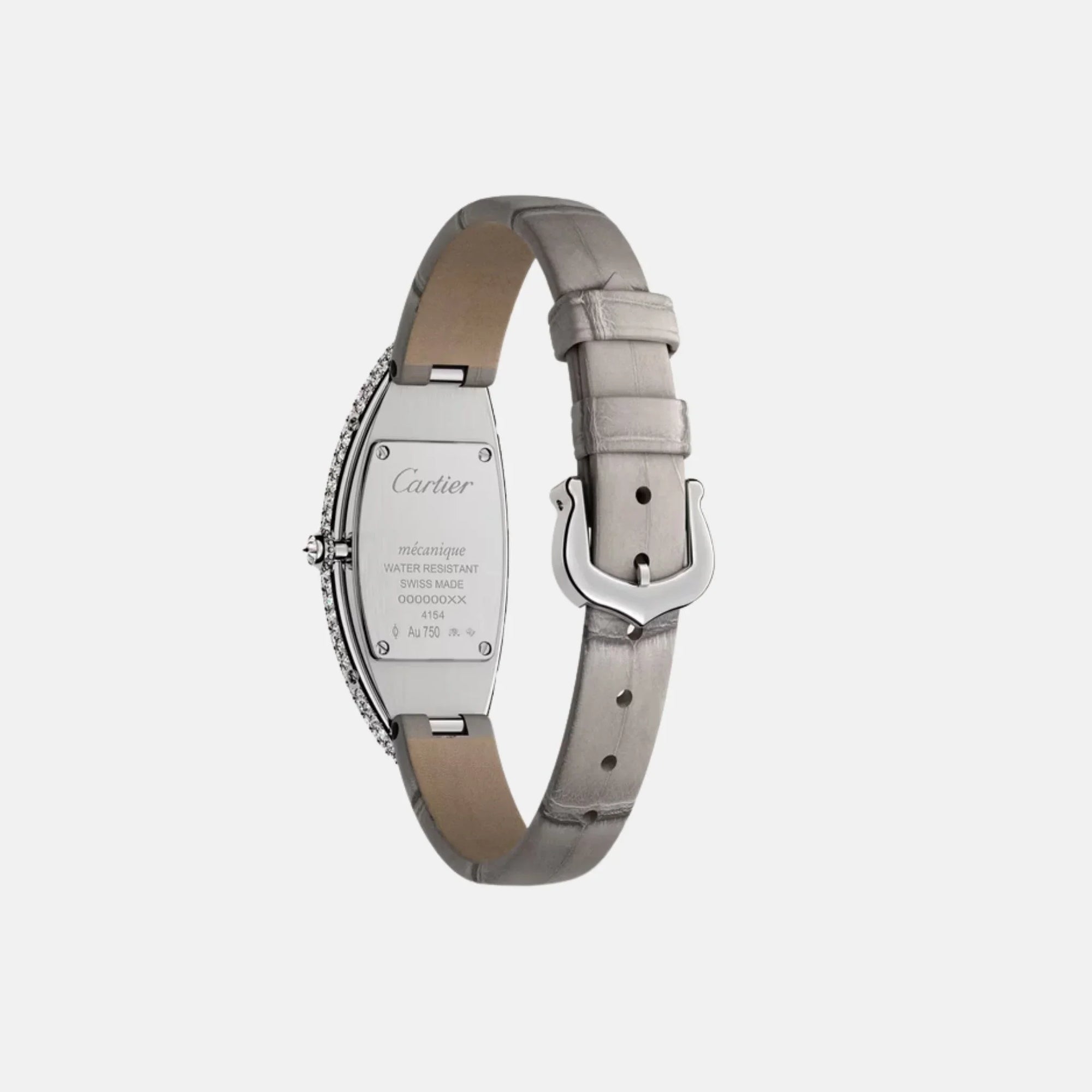Оригінальна Baignoire Allongée Medium 18k White Gold Diamond Set Wjba0007 Cartier – детальний вид