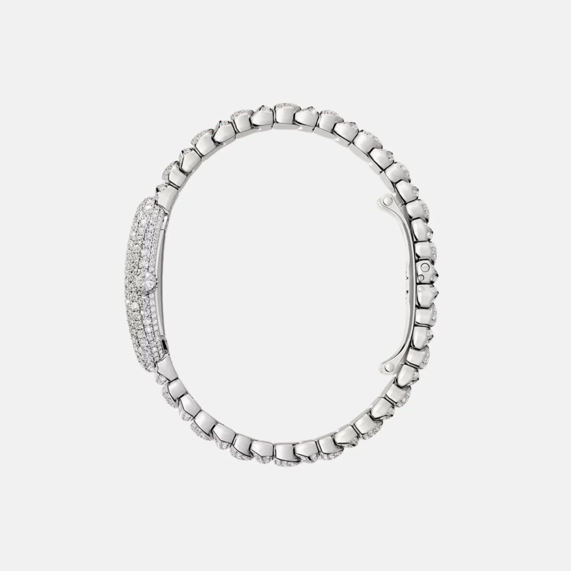 Baignoire Small 18k White Gold Full Diamond Set Wjba0052 Cartier – Гарантія оригінальності – вид ззаду