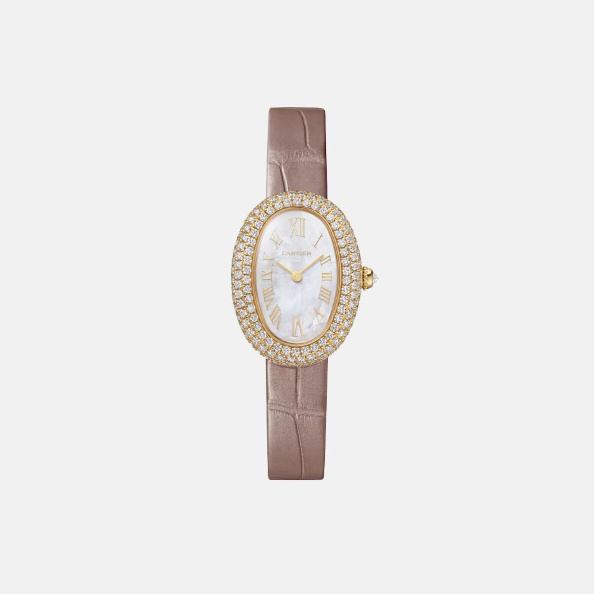 Baignoire Small 18k Yellow Gold Diamond Set Wjba0048 Cartier – Гарантія оригінальності – боковий вид