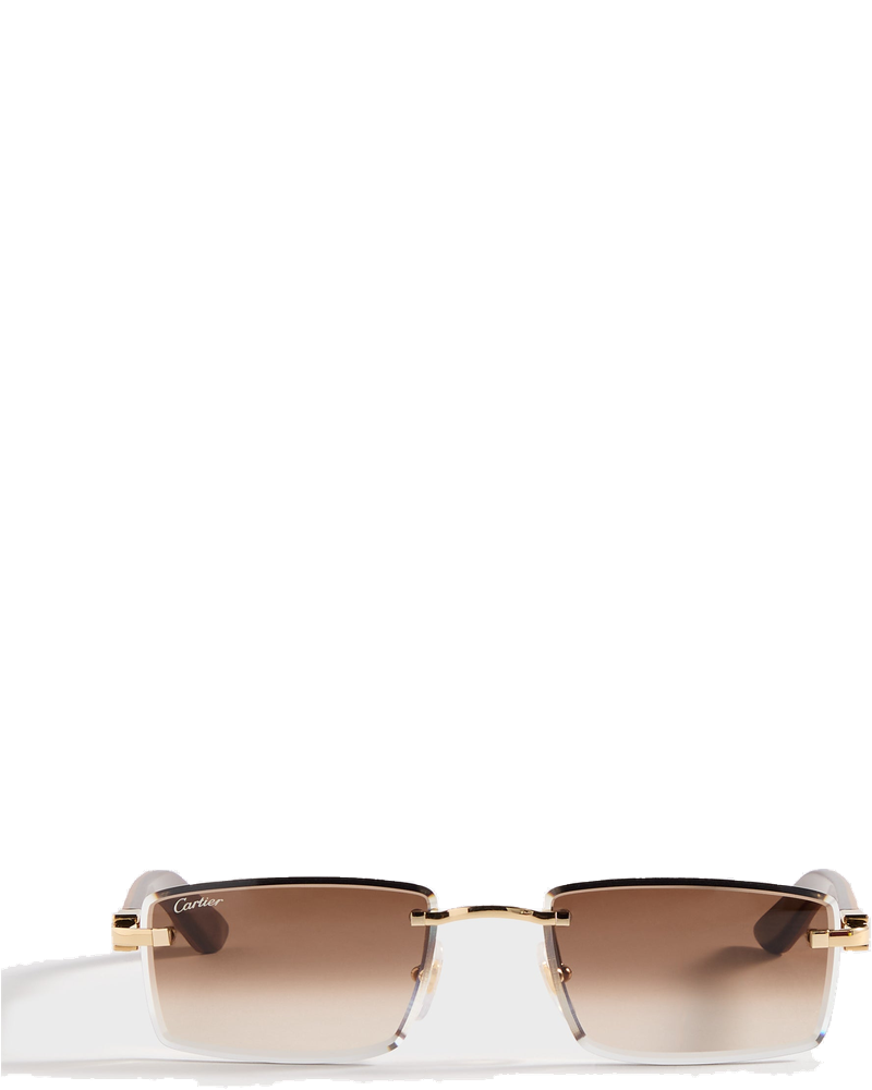 Square Sunglasses Gold Cartier – Гарантія оригінальності