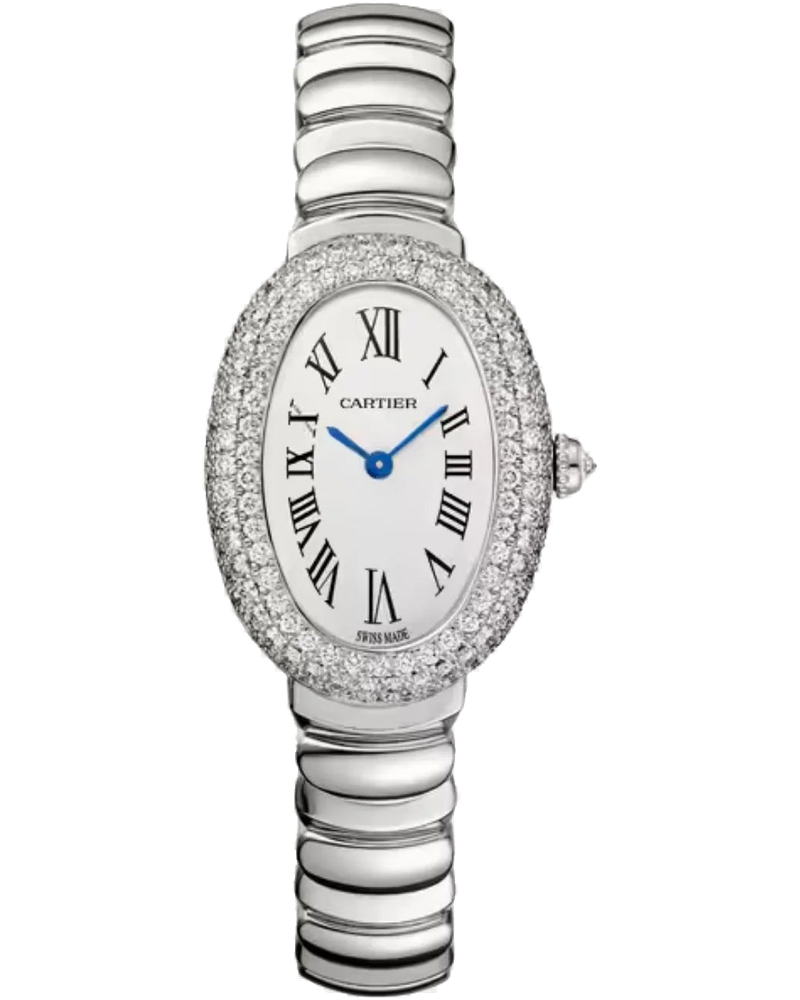Baignoire Small 18k White Gold Diamond Set Wjba0051 Cartier – Гарантія оригінальності