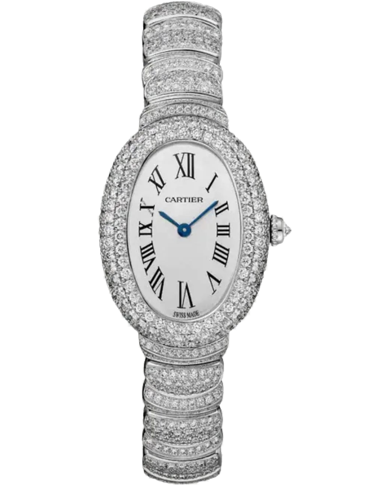Baignoire Small 18k White Gold Full Diamond Set Wjba0052 Cartier – Гарантія оригінальності