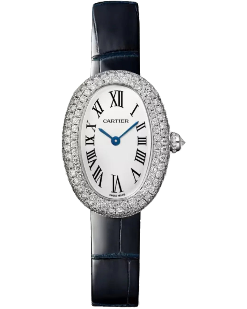 Оригінальна Baignoire Small 18k White Gold Diamond Set Wjba0049 Cartier