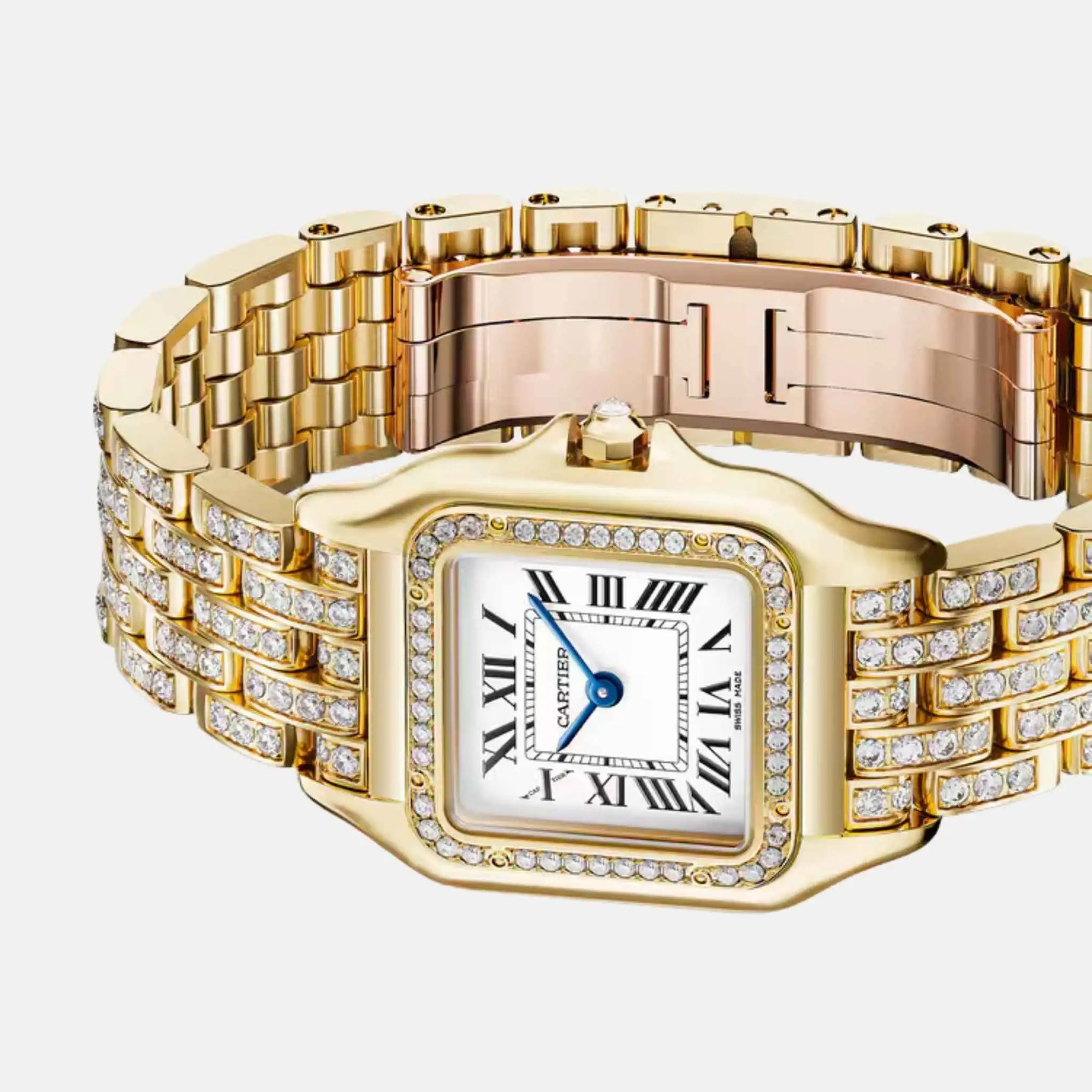 Оригінальна Panthere Medium Model Yellow Gold Diamond Set Wjpn0060 Cartier – детальний вид