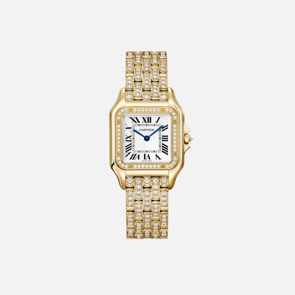 Оригінальна Panthere Medium Model Yellow Gold Diamond Set Wjpn0060 Cartier – боковий вид