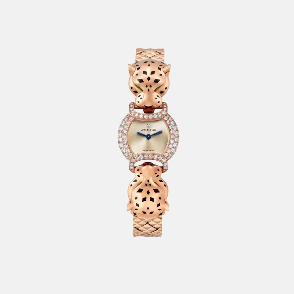 Оригінальна Panthere Rose Gold Diamond Double Panther Heads Hpi01442 Cartier – боковий вид