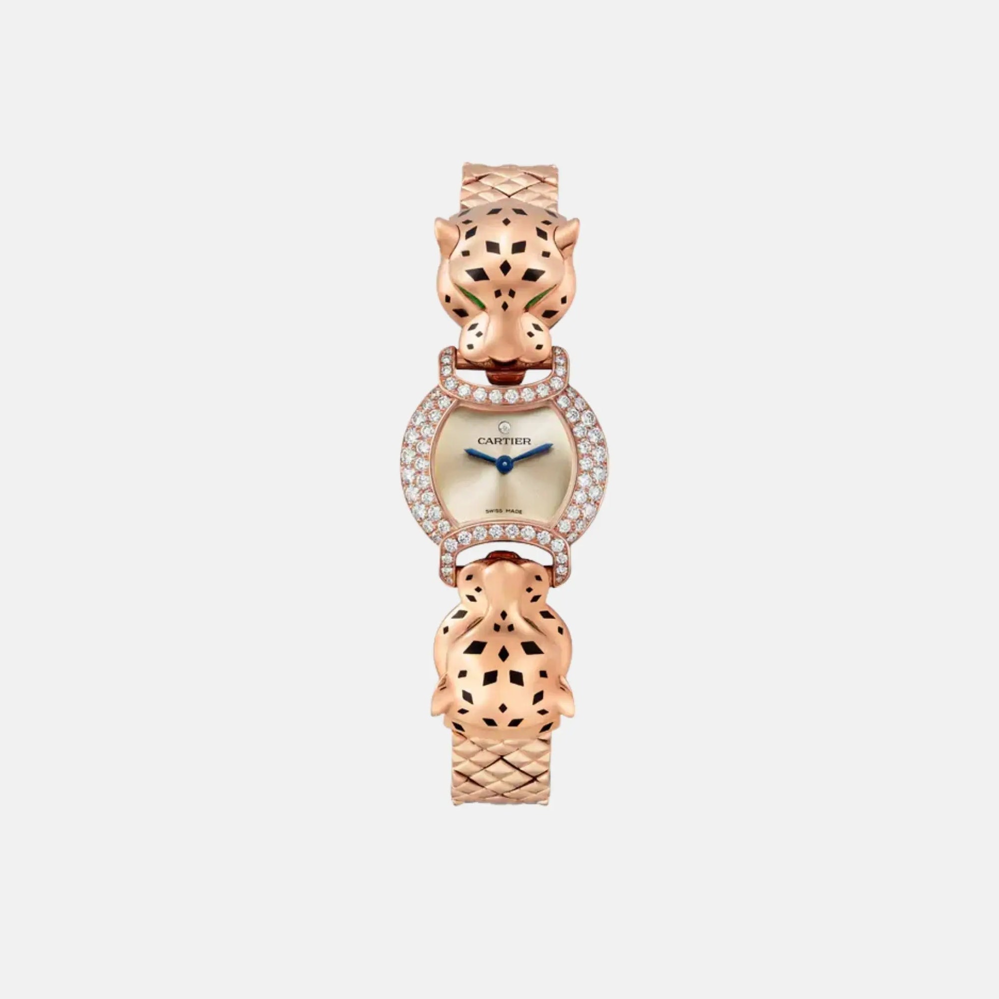 Оригінальна Panthere Rose Gold Diamond Double Panther Heads Hpi01442 Cartier – боковий вид