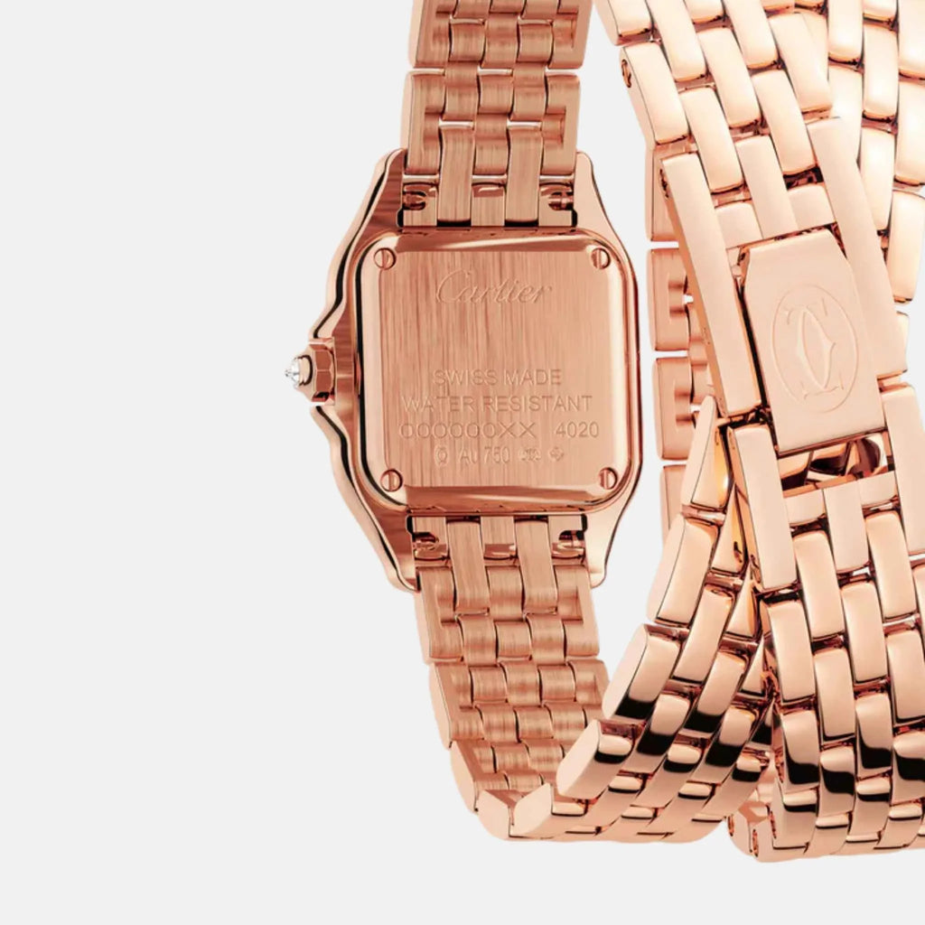 Panthere Small Model Rose Gold Double Loop Diamond Wjpn0014 Cartier – Гарантія оригінальності – вид ззаду