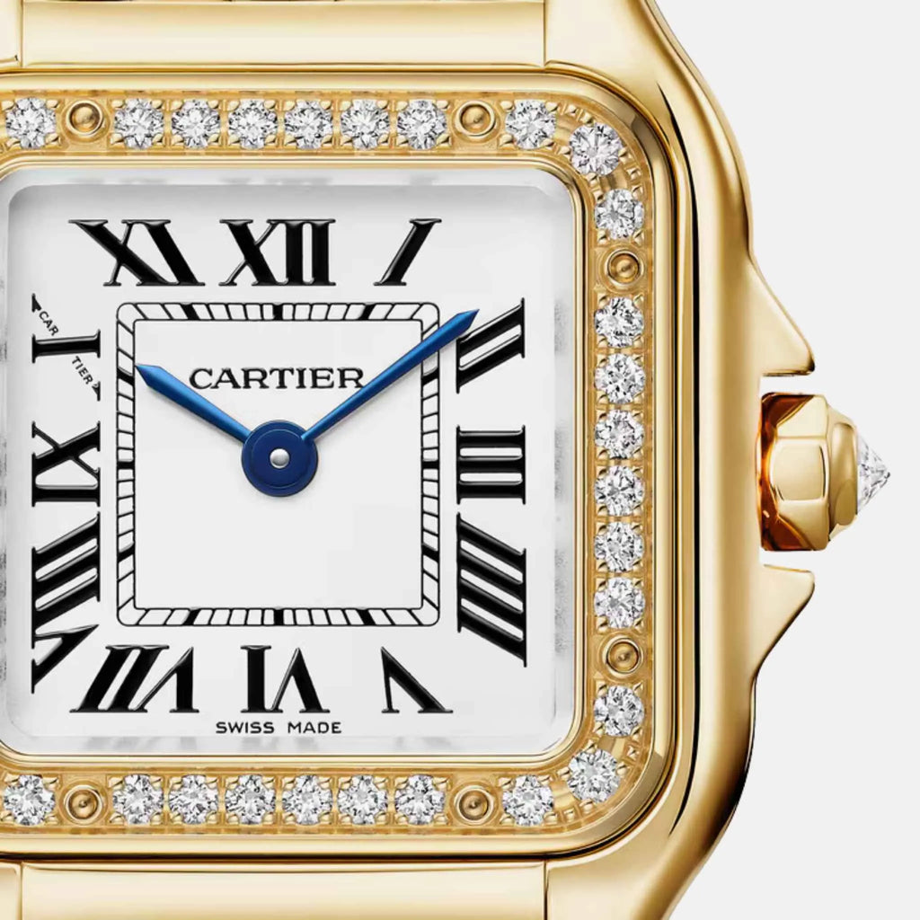 Оригінальна Panthere Small Model Yellow Gold Diamond Set Wjpn0048 Cartier – вид ззаду
