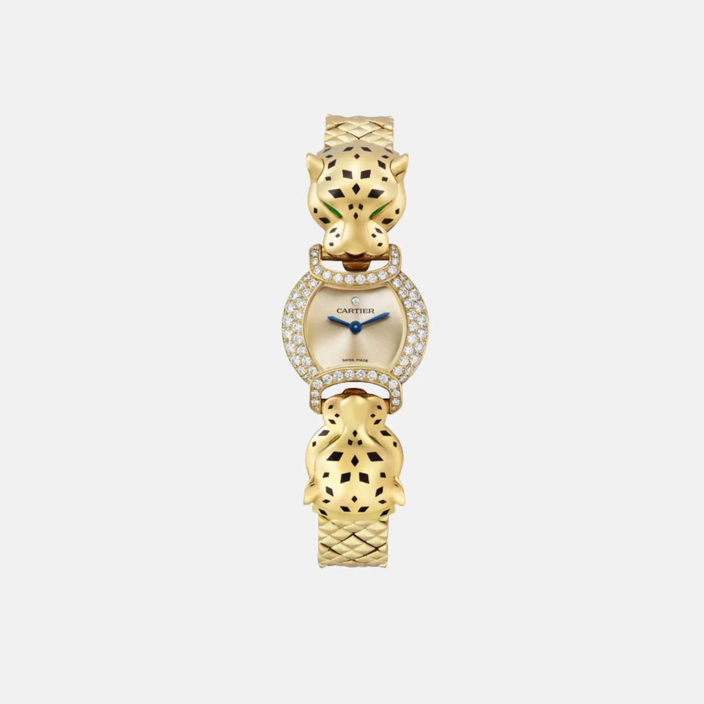 Оригінальна Panthere Yellow Gold Diamond Double Panther Heads Hpi01441 Cartier – боковий вид