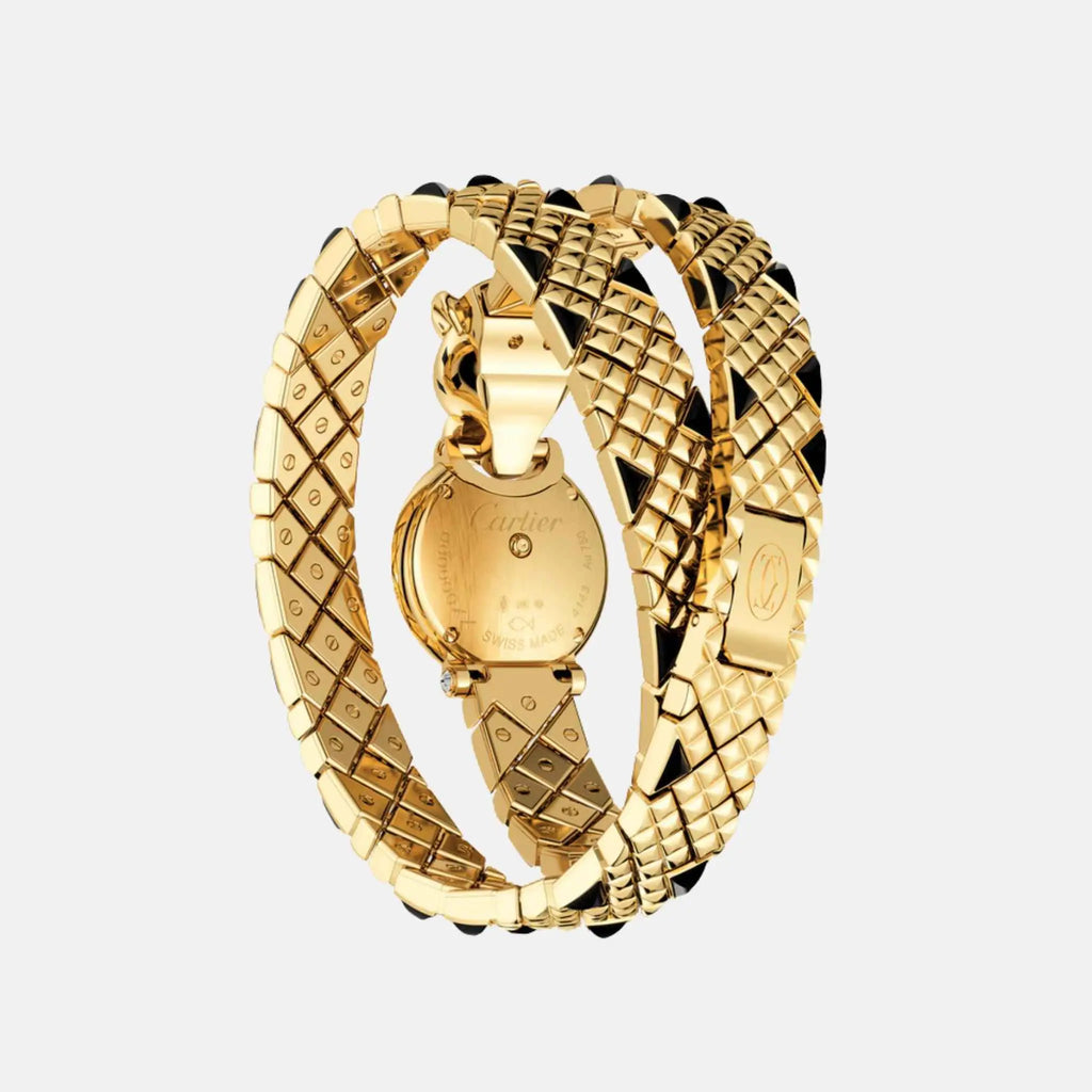 Panthere Yellow Gold Diamond Panther Head Double Loop Hpi01382 Cartier – Гарантія оригінальності – вид ззаду