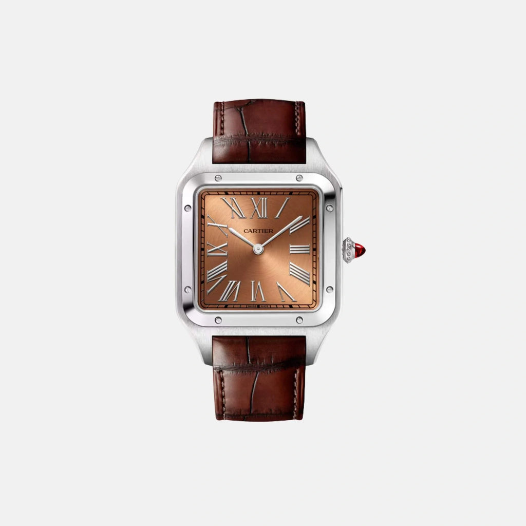 Santos Dumont Extra Large Model Platinum Wgsa0113 Cartier оригінал – Купити в Україні – боковий вид