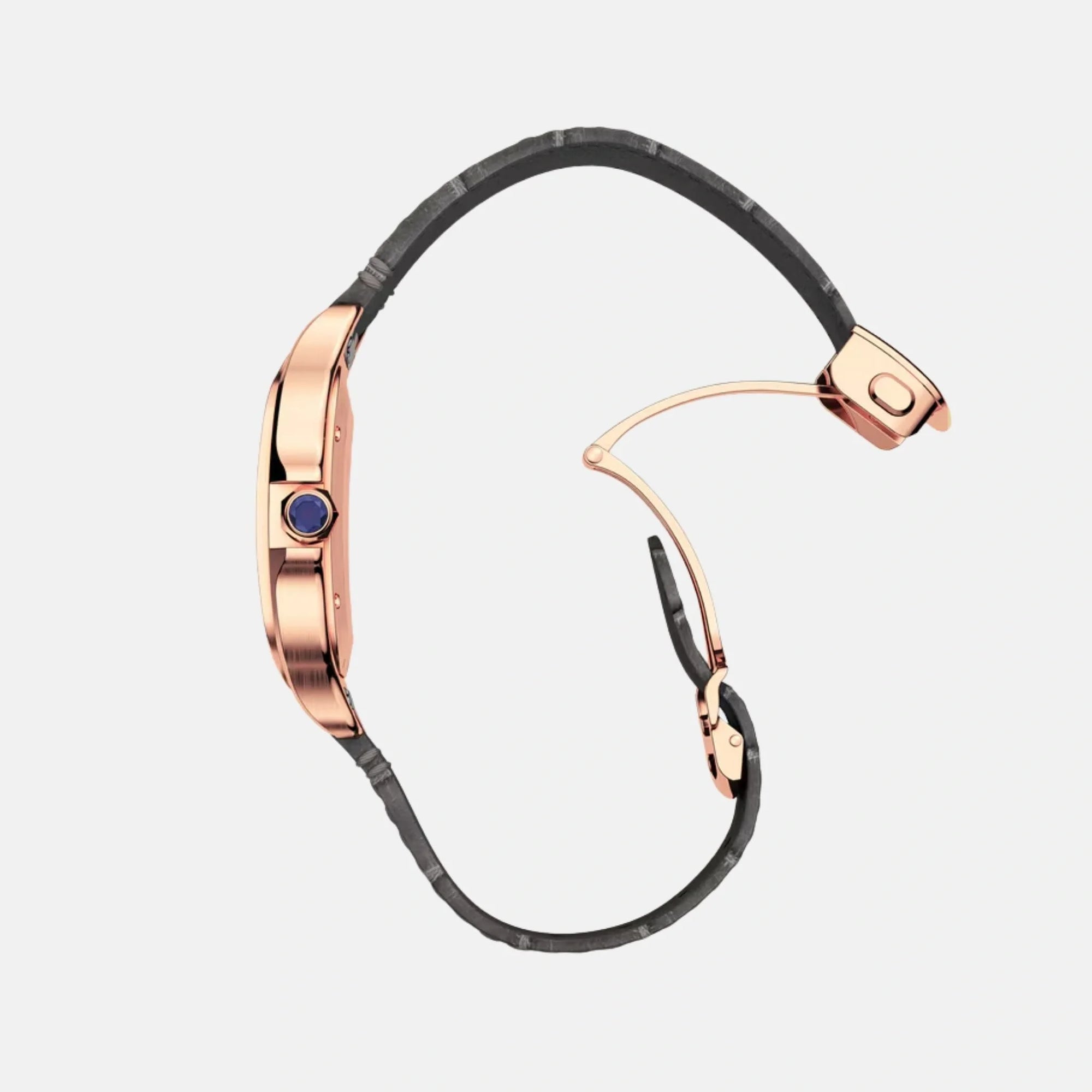 Оригінальна Santos Large Model 18k Rose Gold Automatic Wgsa0019 Cartier – детальний вид