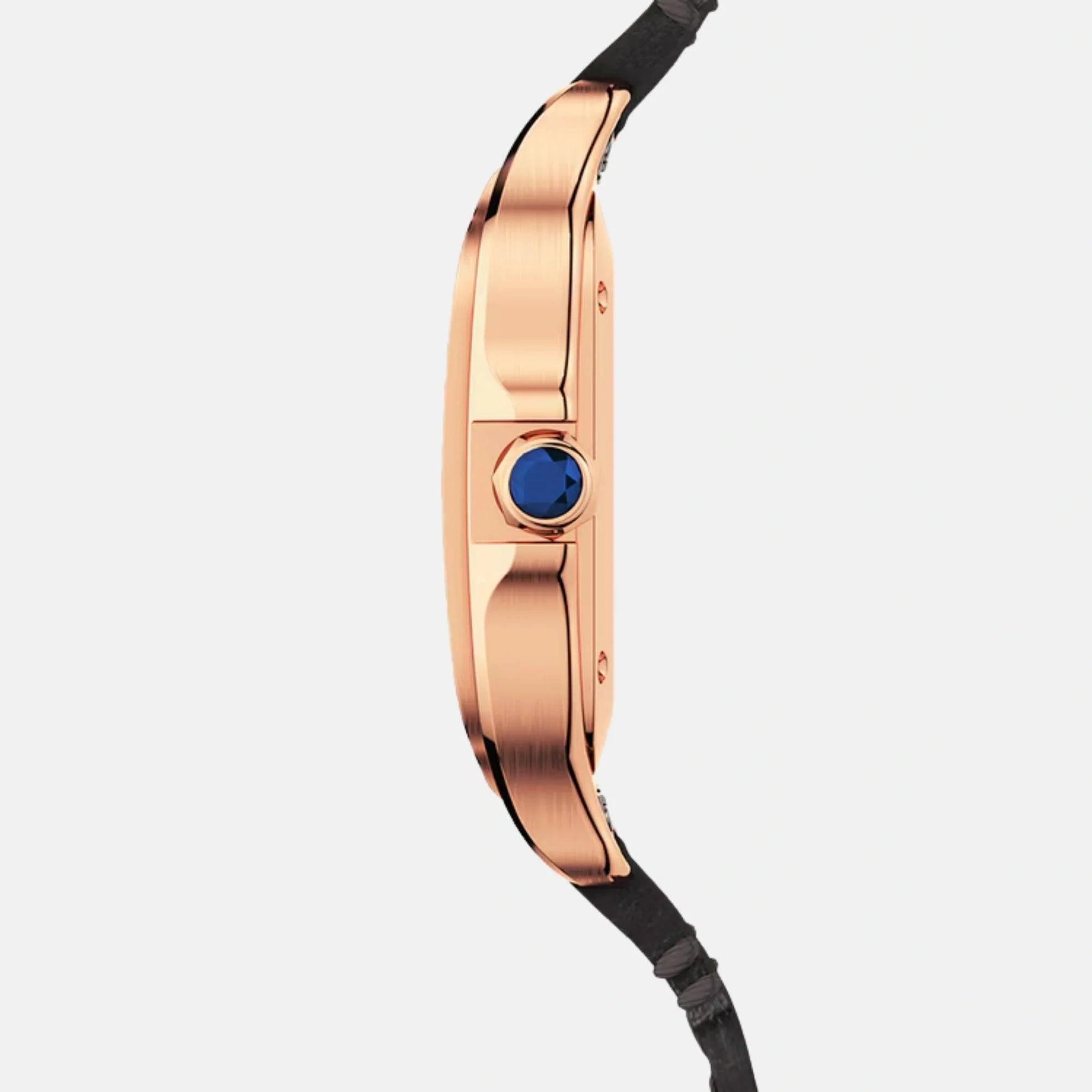 Santos Medium Model 18k Rose Gold Automatic Wgsa0028 Cartier оригінал – Купити в Україні – вид ззаду