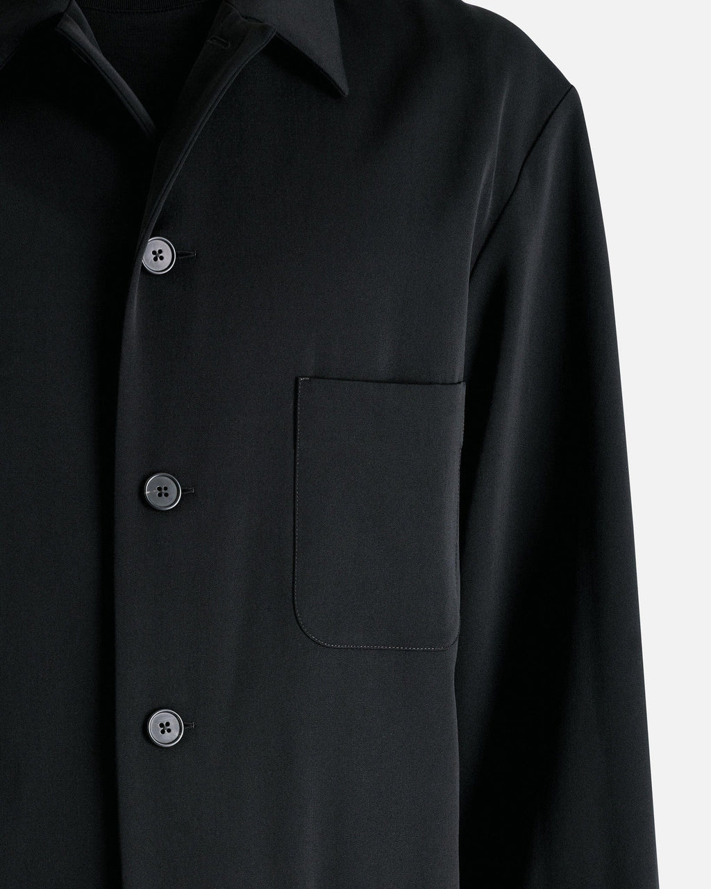 Casey Shirt In Black The row – Гарантія оригінальності – збільшений вид