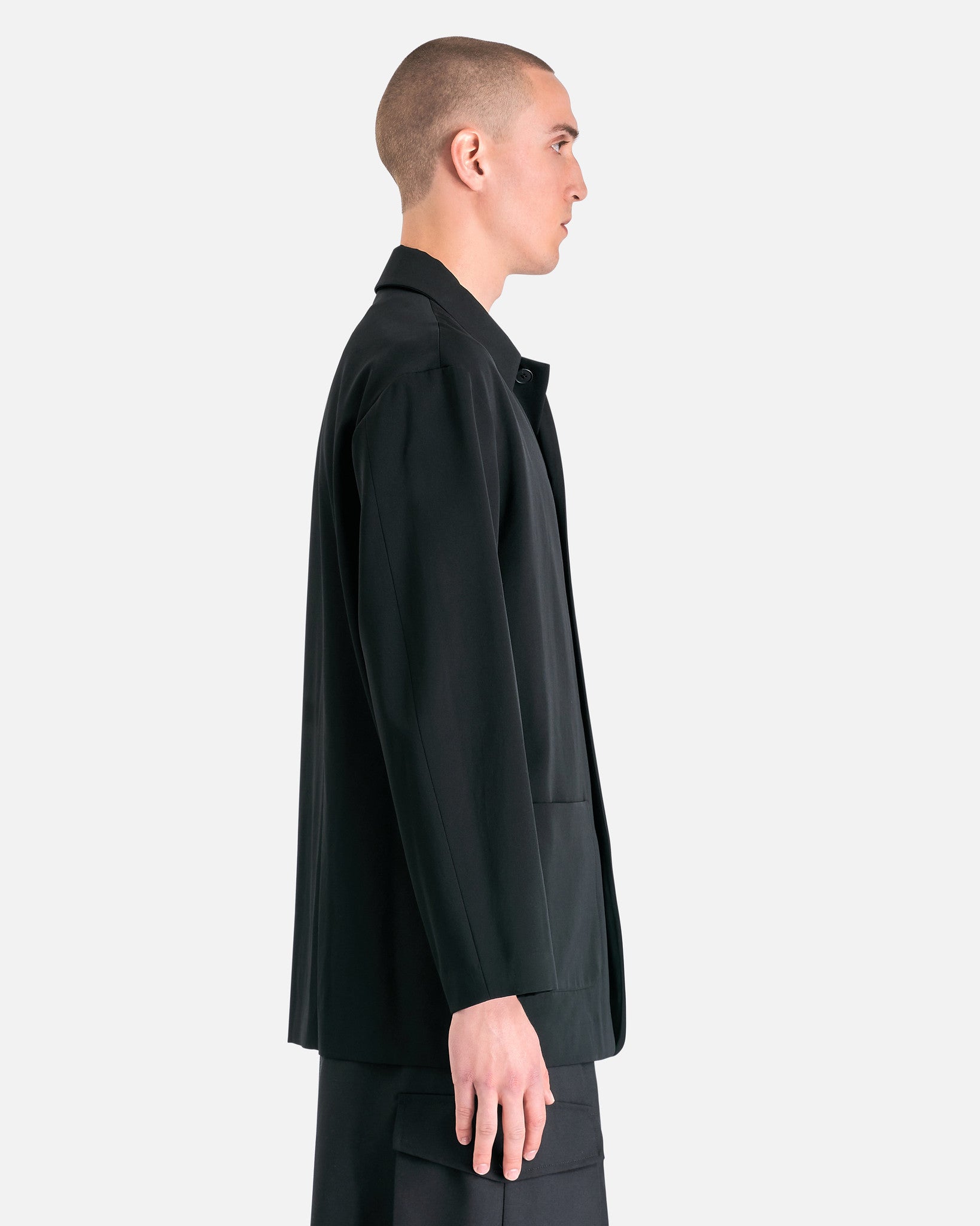 Casey Shirt In Black The row – Гарантія оригінальності – вид ззаду