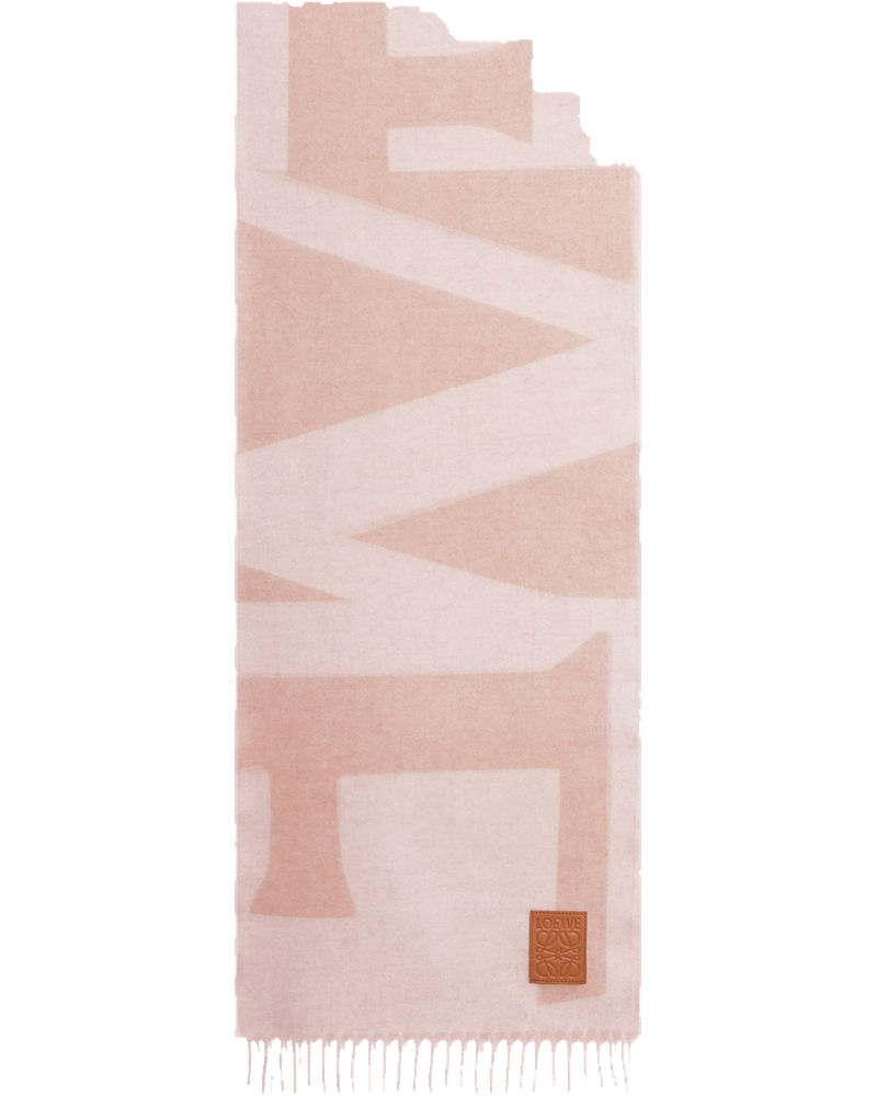 Оригінальна Cashmere Jacquard Logo Scarf Loewe