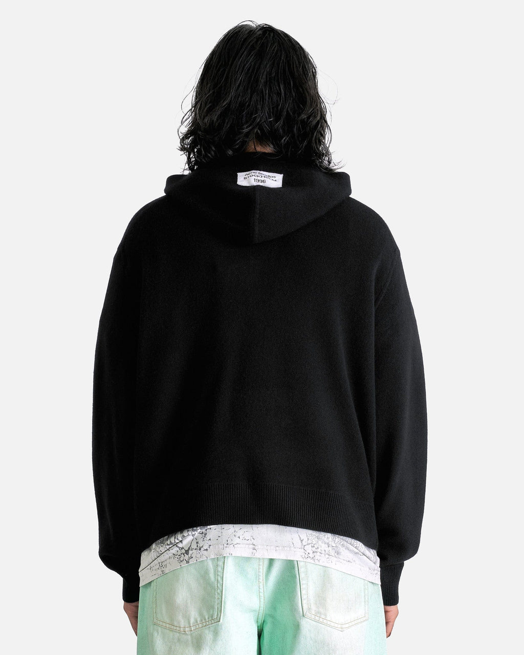 Cashmere Knit Hoodie In Black Acne studios оригінал – Купити в Україні – детальний вид