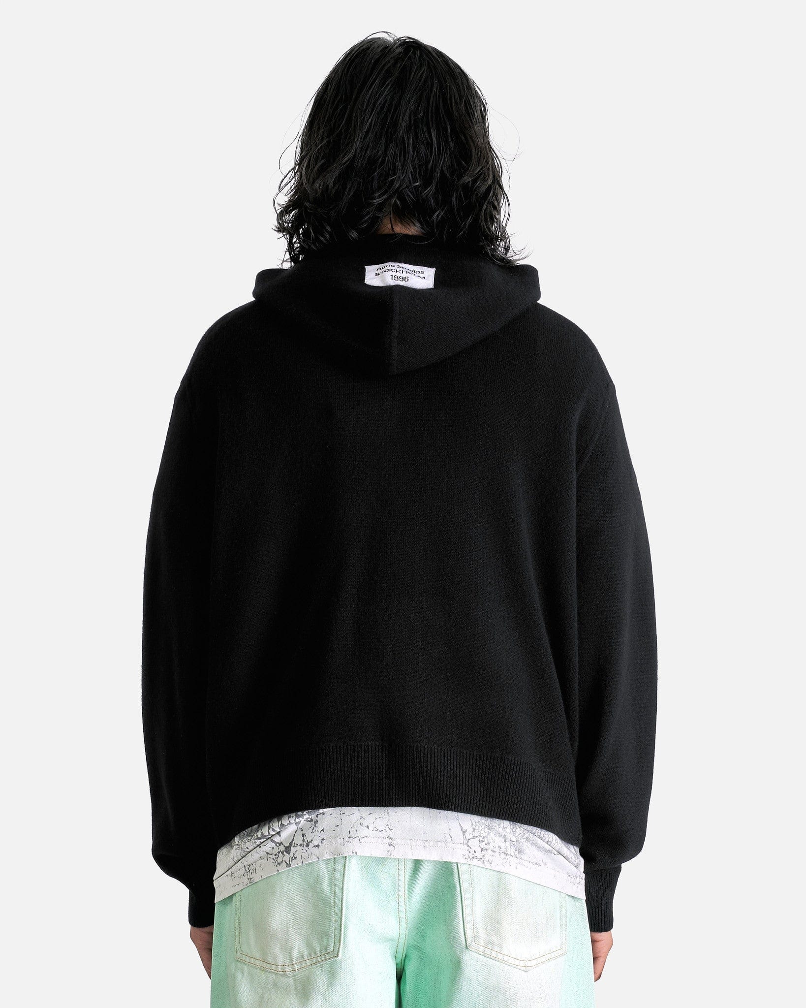 Cashmere Knit Hoodie In Black Acne studios оригінал – Купити в Україні – детальний вид