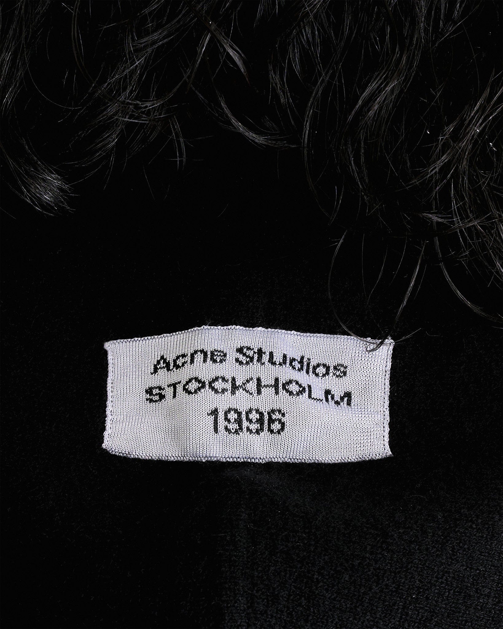 Cashmere Knit Hoodie In Black Acne studios оригінал – Купити в Україні – збільшений вид