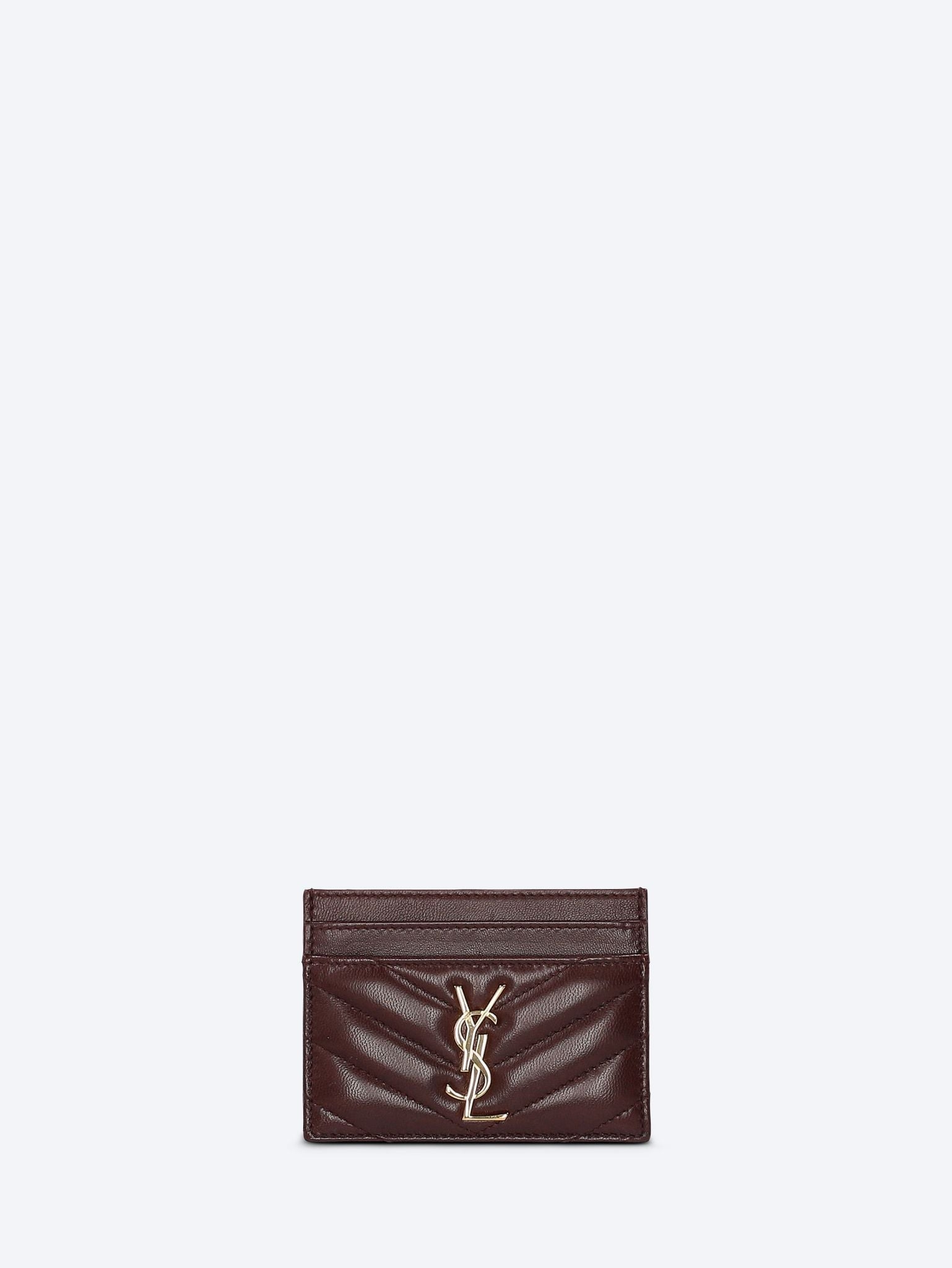Оригінальна Cassandre Lambskin Card Case Saint laurent – боковий вид