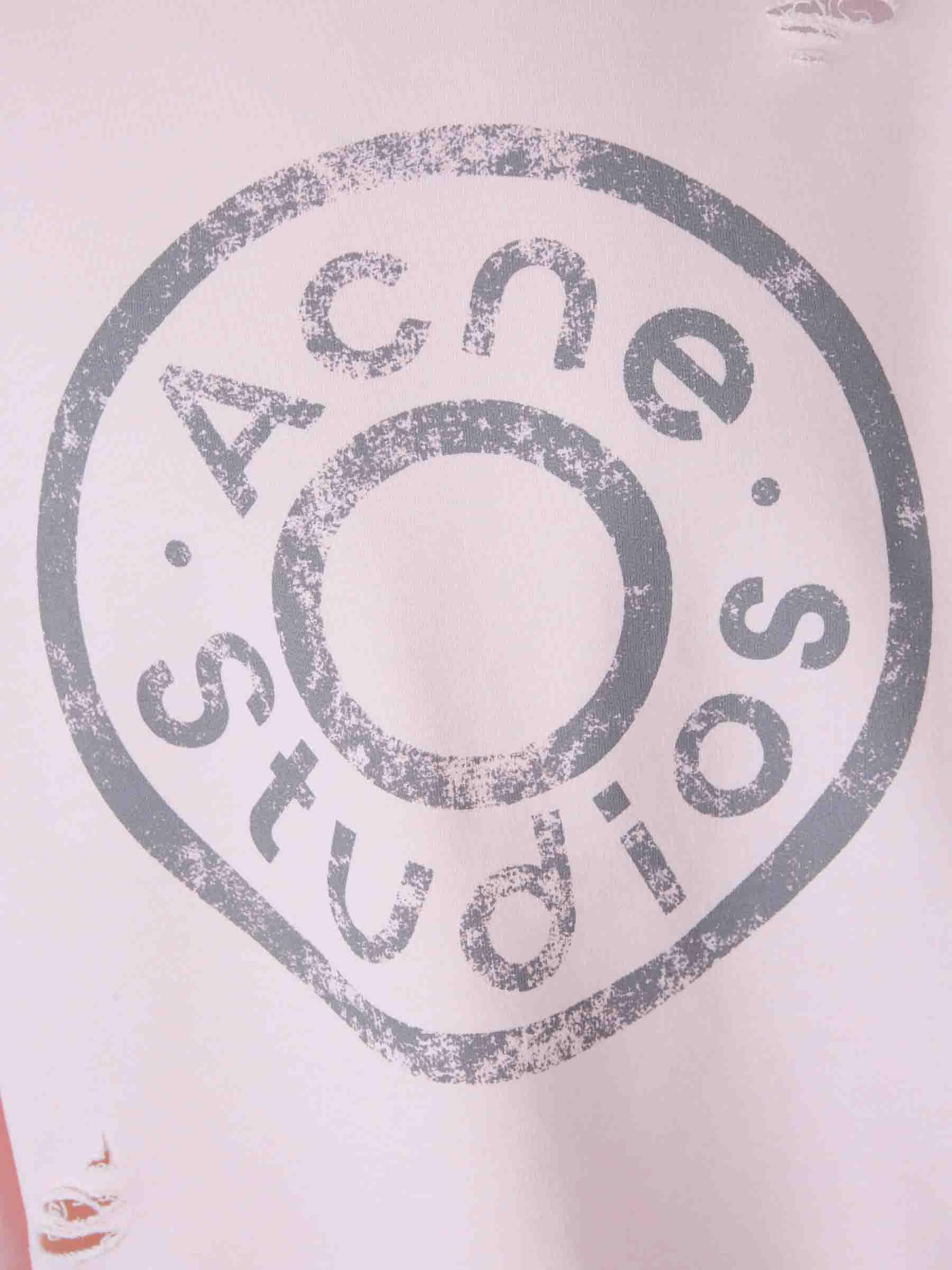 Unstitched Logo Sweatshirt Acne studios – Гарантія оригінальності – збільшений вид