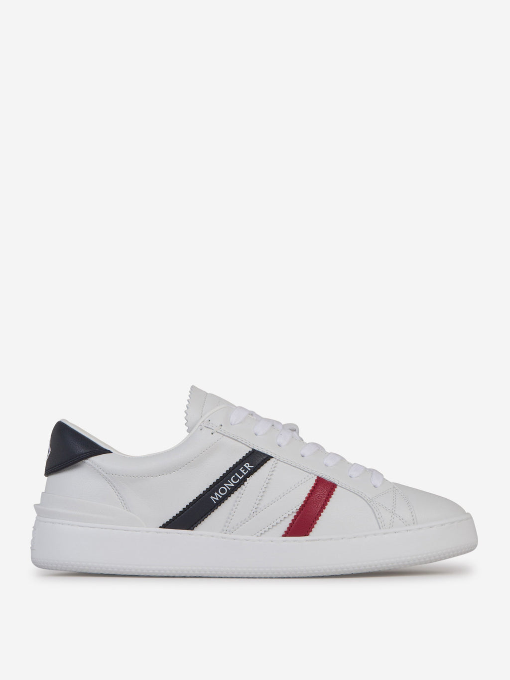Leather Monaco Sneakers Moncler оригінал – Купити в Україні – боковий вид