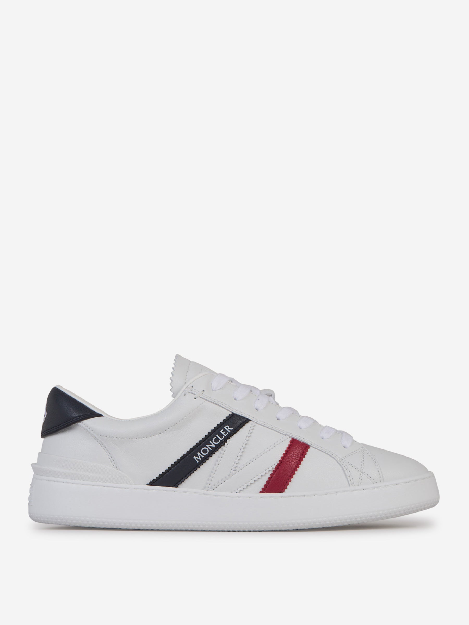 Leather Monaco Sneakers Moncler оригінал – Купити в Україні – боковий вид