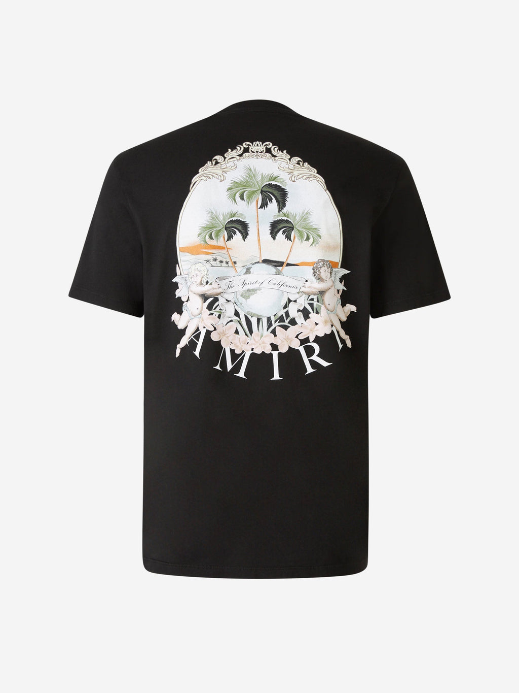 Printed Cotton T-Shirt Amiri оригінал – Купити в Україні – вид ззаду