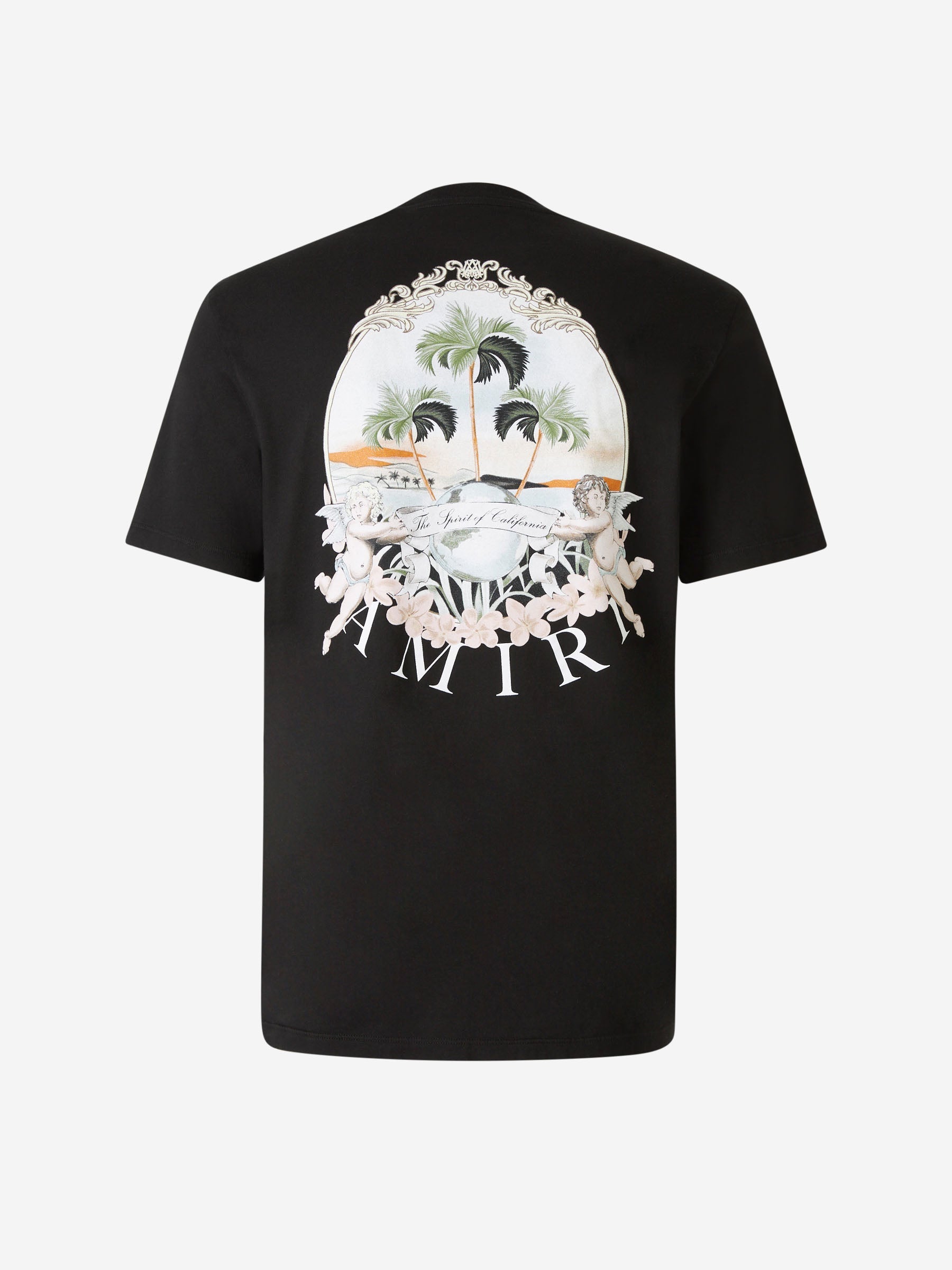 Printed Cotton T-Shirt Amiri оригінал – Купити в Україні – вид ззаду